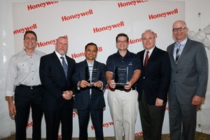 Pictured from left to right: Jason Urso, VP, Process Measurement &amp; Control, Honeywell; Andrew D’Amelio, VP, Global Channels, Honeywell; Girish Ranade, Director, Project Operations, Business &amp; Engineering Solutions Team (BEST); Matthew Smith, President, Relevant Solutions; Don Maness, Channel Director North America, Honeywell; Ben Lampron, PM&amp;C General Manager Americas, Honeywell.