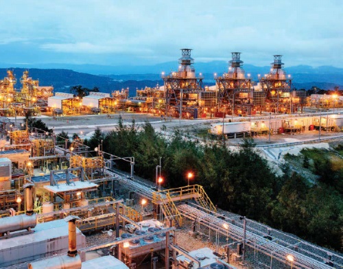 ExxonMobil’s PNG LNG plant. Photo courtesy of ExxonMobil.