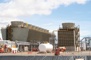 Fig. 1. Cooling towers are often used to transfer heat from processes to the atmosphere, but they have high construction, operational and maintenance costs.