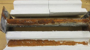 FIG. 1. Corrosion under insulation can be a hidden threat that develops out of sight when moisture penetrates an insulating system.