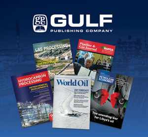 Fig. 1. Gulf Publishing Company’s major media offerings to the oil and gas industry now include <i>Hydrocarbon Processing, Gas Processing, World Oil, Petroleum Economist,</i> and <i>Pipeline & Gas Journal.</i>